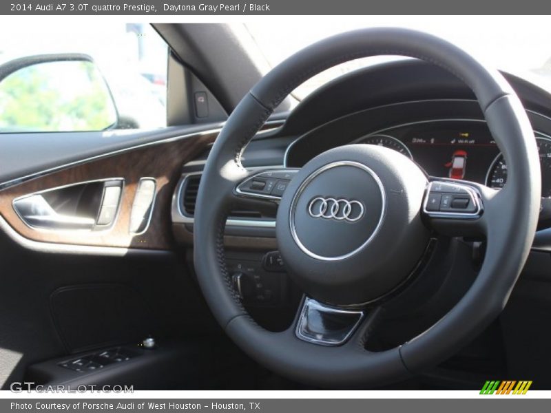 Daytona Gray Pearl / Black 2014 Audi A7 3.0T quattro Prestige