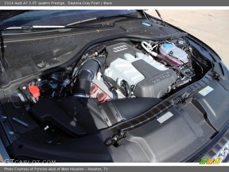 Daytona Gray Pearl / Black 2014 Audi A7 3.0T quattro Prestige