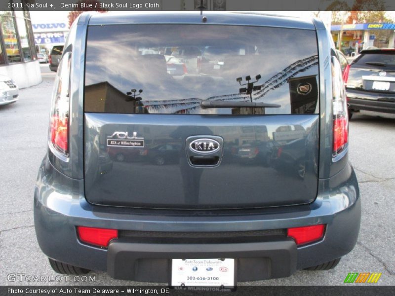 Denim Blue / Black Soul Logo Cloth 2011 Kia Soul +