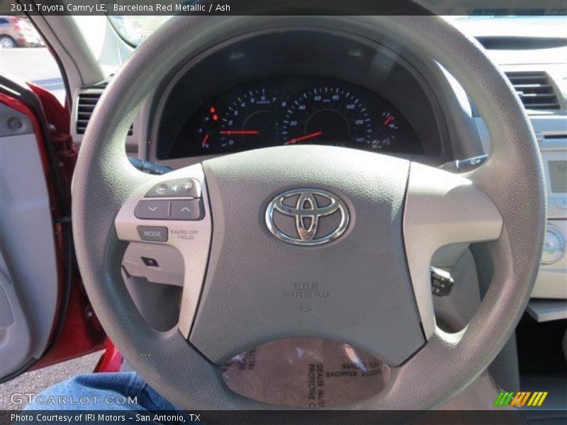 Barcelona Red Metallic / Ash 2011 Toyota Camry LE