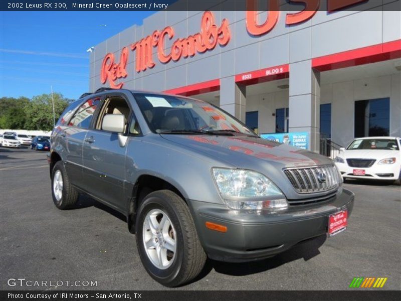 Mineral Green Opalescent / Ivory 2002 Lexus RX 300