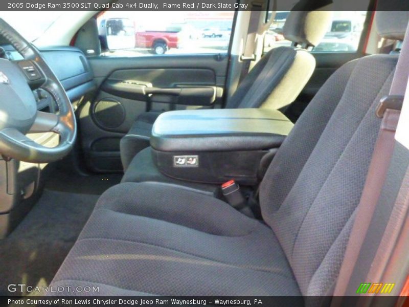 Flame Red / Dark Slate Gray 2005 Dodge Ram 3500 SLT Quad Cab 4x4 Dually