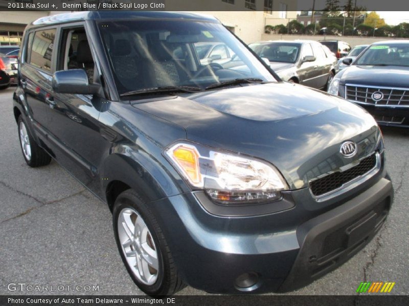 Denim Blue / Black Soul Logo Cloth 2011 Kia Soul +