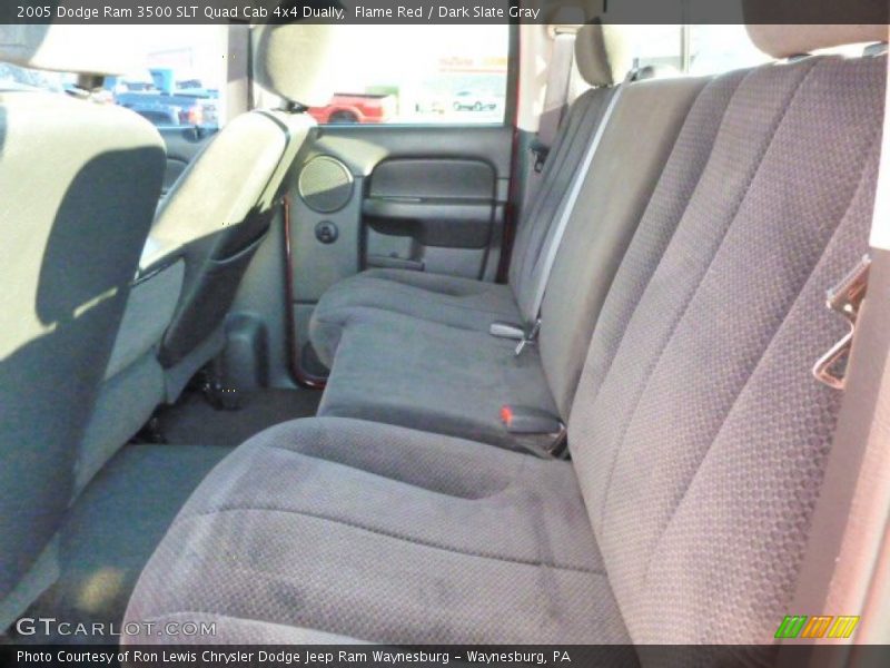 Flame Red / Dark Slate Gray 2005 Dodge Ram 3500 SLT Quad Cab 4x4 Dually