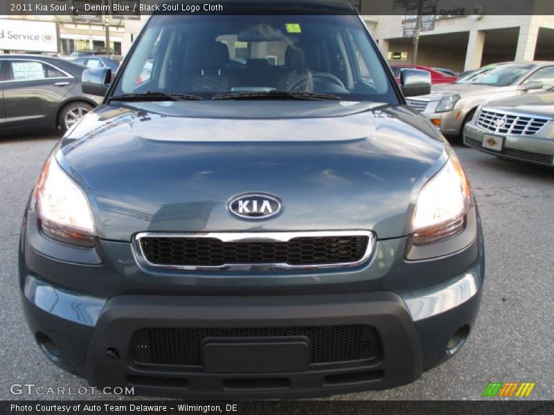 Denim Blue / Black Soul Logo Cloth 2011 Kia Soul +