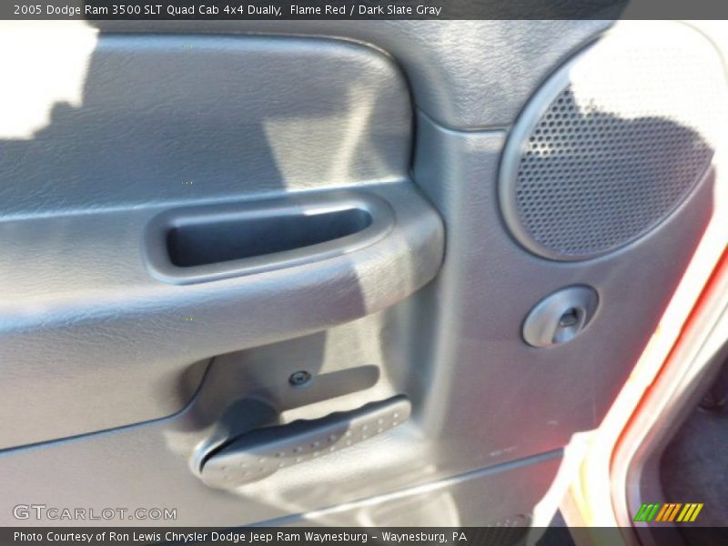 Flame Red / Dark Slate Gray 2005 Dodge Ram 3500 SLT Quad Cab 4x4 Dually