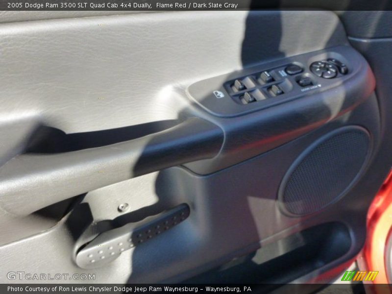 Flame Red / Dark Slate Gray 2005 Dodge Ram 3500 SLT Quad Cab 4x4 Dually