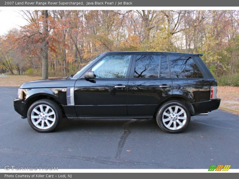 Java Black Pearl / Jet Black 2007 Land Rover Range Rover Supercharged