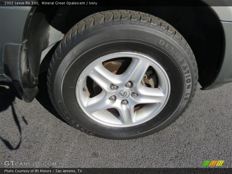 Mineral Green Opalescent / Ivory 2002 Lexus RX 300