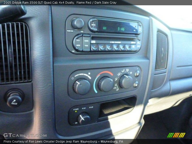Flame Red / Dark Slate Gray 2005 Dodge Ram 3500 SLT Quad Cab 4x4 Dually