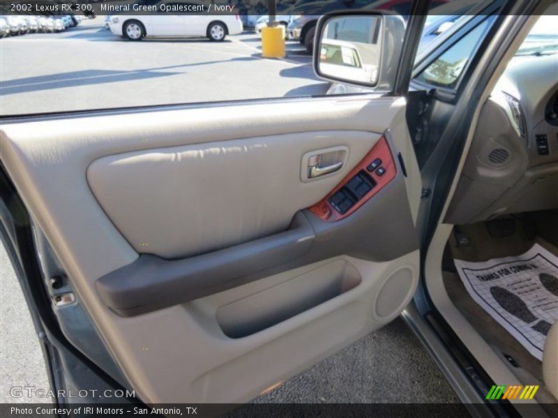 Mineral Green Opalescent / Ivory 2002 Lexus RX 300