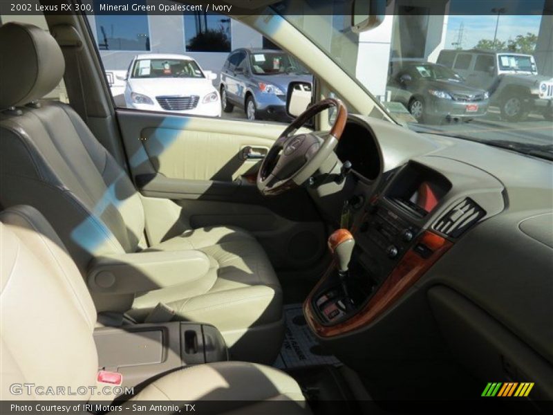Mineral Green Opalescent / Ivory 2002 Lexus RX 300