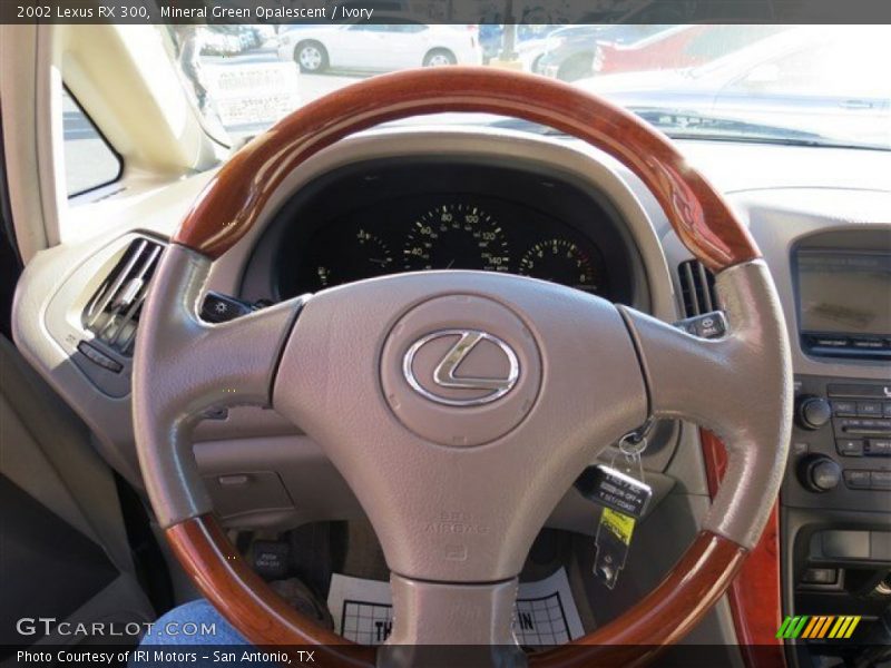 Mineral Green Opalescent / Ivory 2002 Lexus RX 300