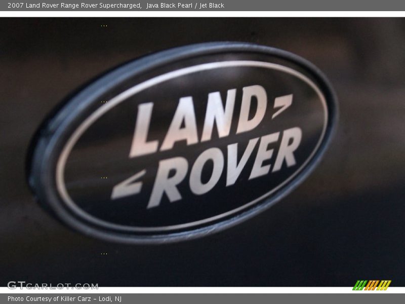 Java Black Pearl / Jet Black 2007 Land Rover Range Rover Supercharged