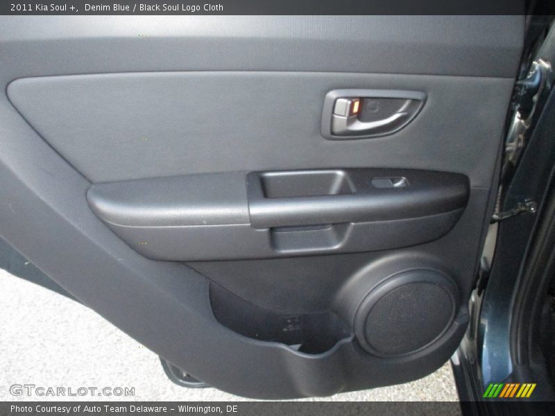 Denim Blue / Black Soul Logo Cloth 2011 Kia Soul +