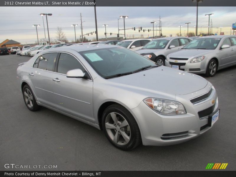 Silver Ice Metallic / Ebony 2012 Chevrolet Malibu LT