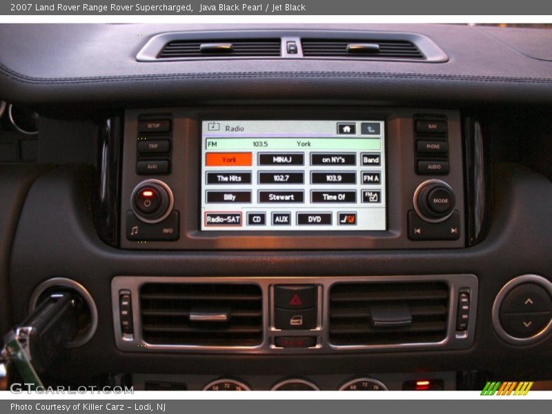 Java Black Pearl / Jet Black 2007 Land Rover Range Rover Supercharged