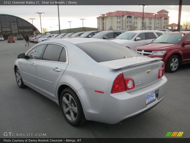 Silver Ice Metallic / Ebony 2012 Chevrolet Malibu LT