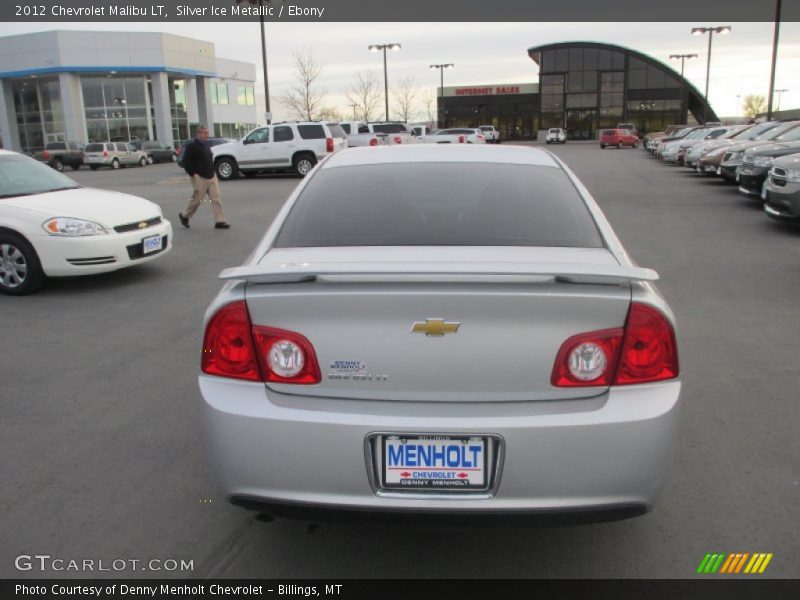 Silver Ice Metallic / Ebony 2012 Chevrolet Malibu LT