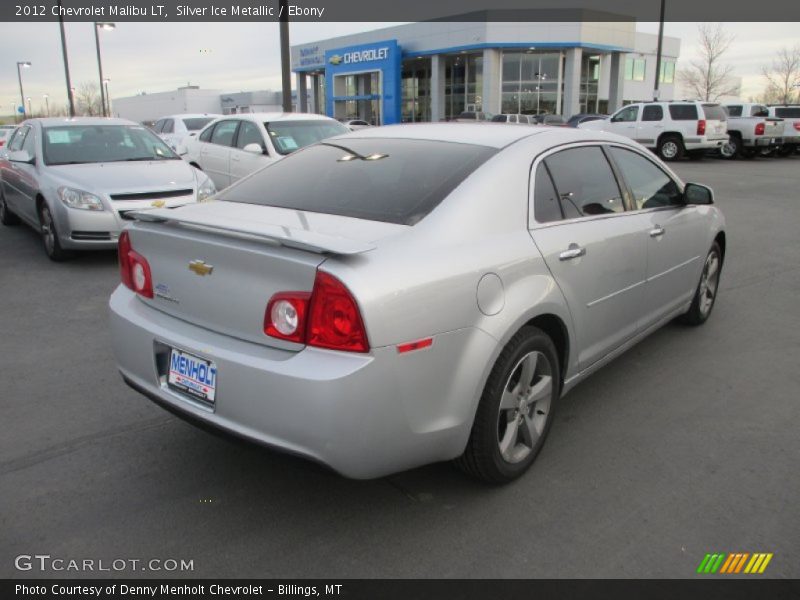 Silver Ice Metallic / Ebony 2012 Chevrolet Malibu LT