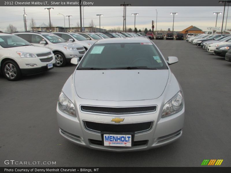Silver Ice Metallic / Ebony 2012 Chevrolet Malibu LT