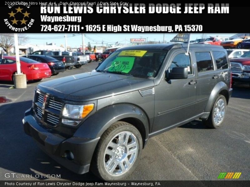Dark Charcoal Pearl / Dark Slate Gray 2010 Dodge Nitro Heat 4x4