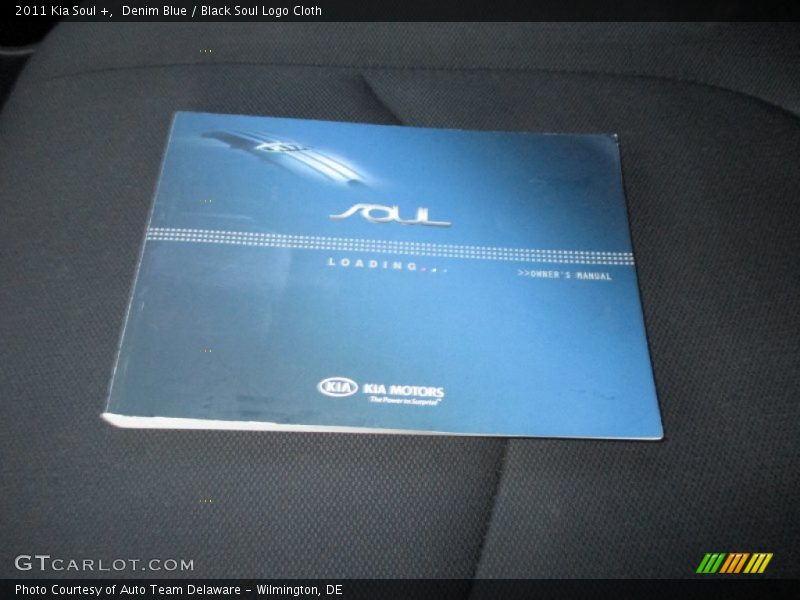 Denim Blue / Black Soul Logo Cloth 2011 Kia Soul +