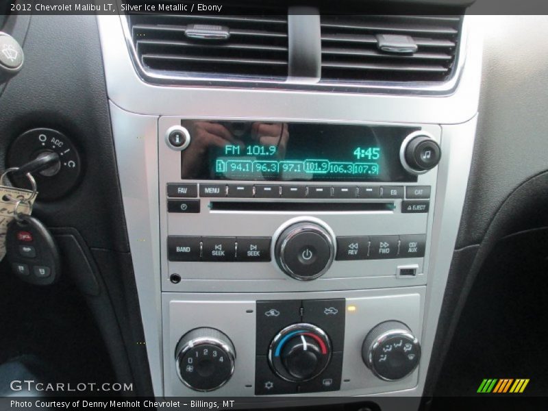 Silver Ice Metallic / Ebony 2012 Chevrolet Malibu LT