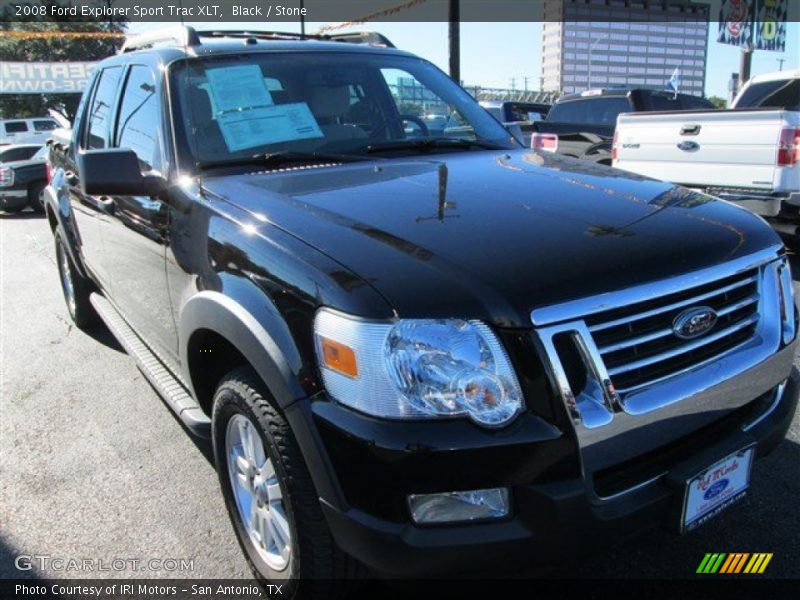 Black / Stone 2008 Ford Explorer Sport Trac XLT