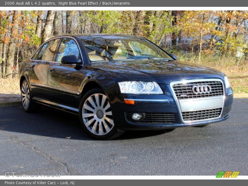 Night Blue Pearl Effect / Black/Amaretto 2006 Audi A8 L 4.2 quattro