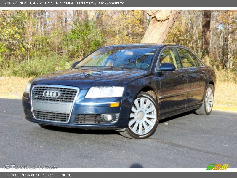 Night Blue Pearl Effect / Black/Amaretto 2006 Audi A8 L 4.2 quattro