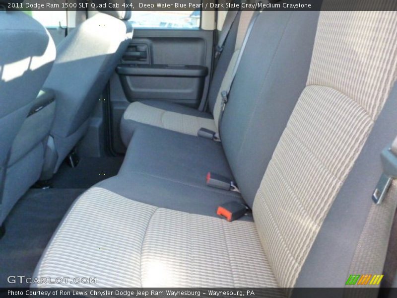 Deep Water Blue Pearl / Dark Slate Gray/Medium Graystone 2011 Dodge Ram 1500 SLT Quad Cab 4x4