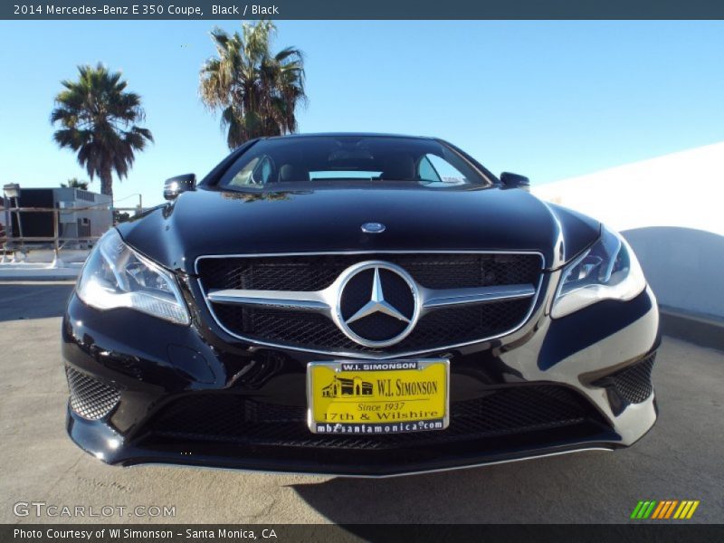 Black / Black 2014 Mercedes-Benz E 350 Coupe