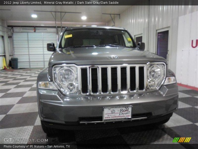 Mineral Gray Metallic / Dark Slate Gray/Dark Saddle 2012 Jeep Liberty Limited