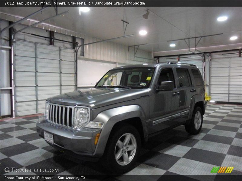 Mineral Gray Metallic / Dark Slate Gray/Dark Saddle 2012 Jeep Liberty Limited