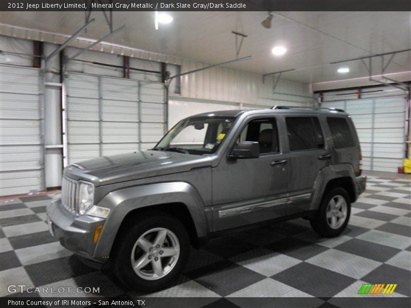 Mineral Gray Metallic / Dark Slate Gray/Dark Saddle 2012 Jeep Liberty Limited