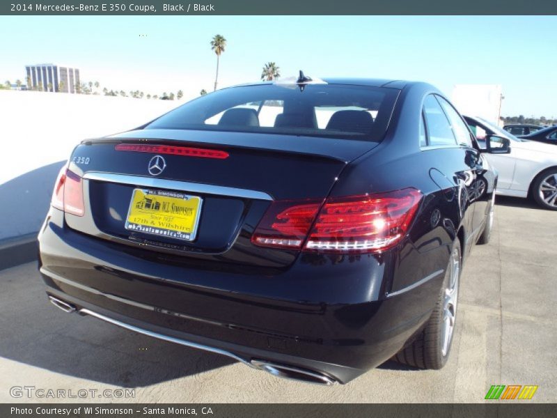 Black / Black 2014 Mercedes-Benz E 350 Coupe