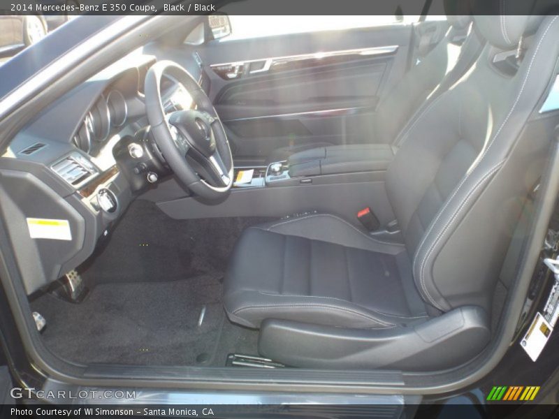 Black / Black 2014 Mercedes-Benz E 350 Coupe
