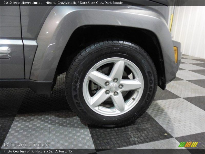 Mineral Gray Metallic / Dark Slate Gray/Dark Saddle 2012 Jeep Liberty Limited