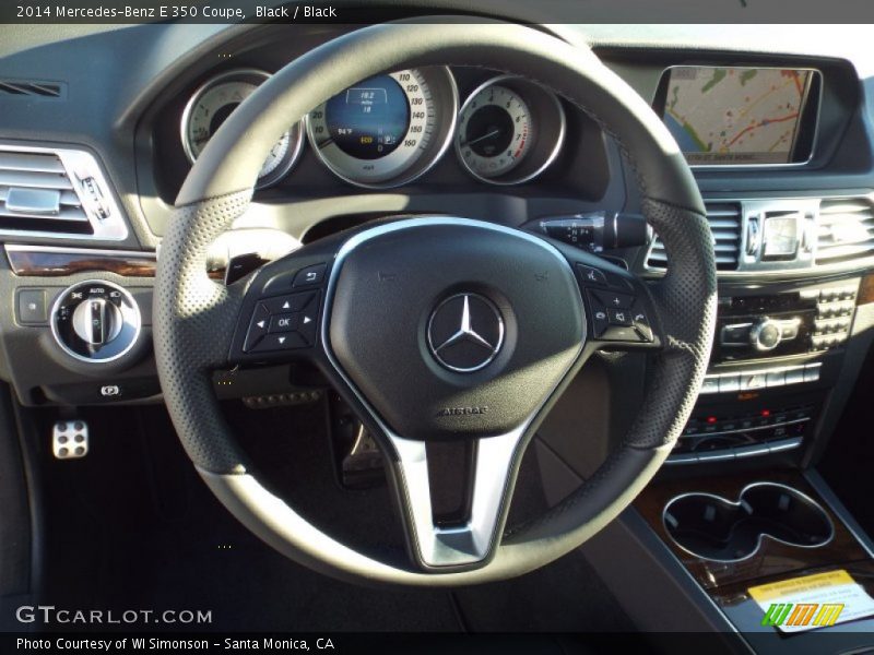 Black / Black 2014 Mercedes-Benz E 350 Coupe