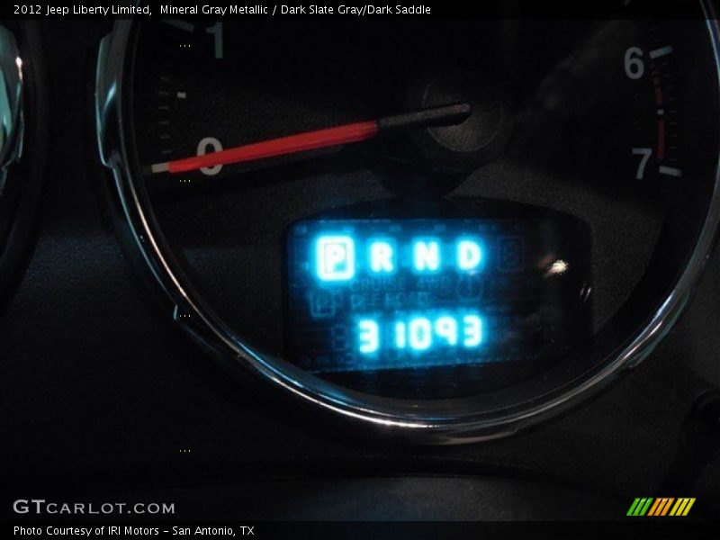 Mineral Gray Metallic / Dark Slate Gray/Dark Saddle 2012 Jeep Liberty Limited