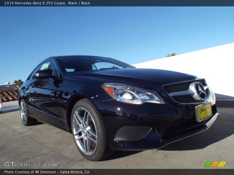 Black / Black 2014 Mercedes-Benz E 350 Coupe