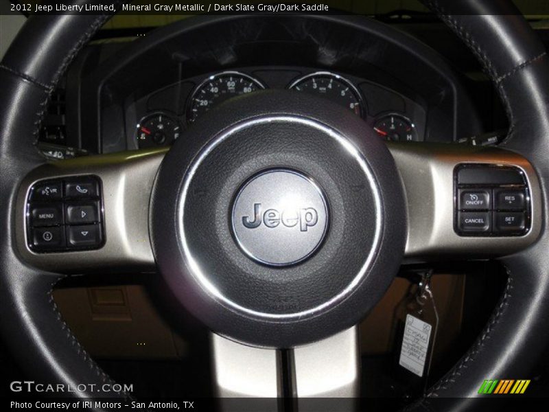 Mineral Gray Metallic / Dark Slate Gray/Dark Saddle 2012 Jeep Liberty Limited