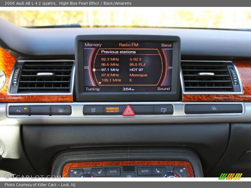 Night Blue Pearl Effect / Black/Amaretto 2006 Audi A8 L 4.2 quattro