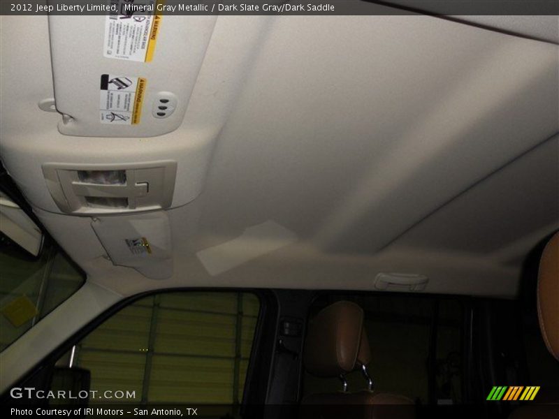 Mineral Gray Metallic / Dark Slate Gray/Dark Saddle 2012 Jeep Liberty Limited