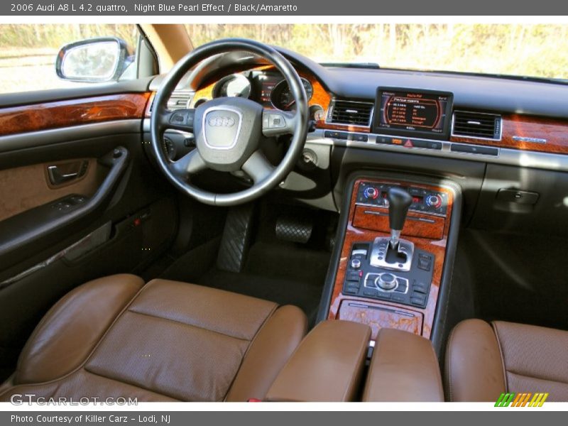 Night Blue Pearl Effect / Black/Amaretto 2006 Audi A8 L 4.2 quattro