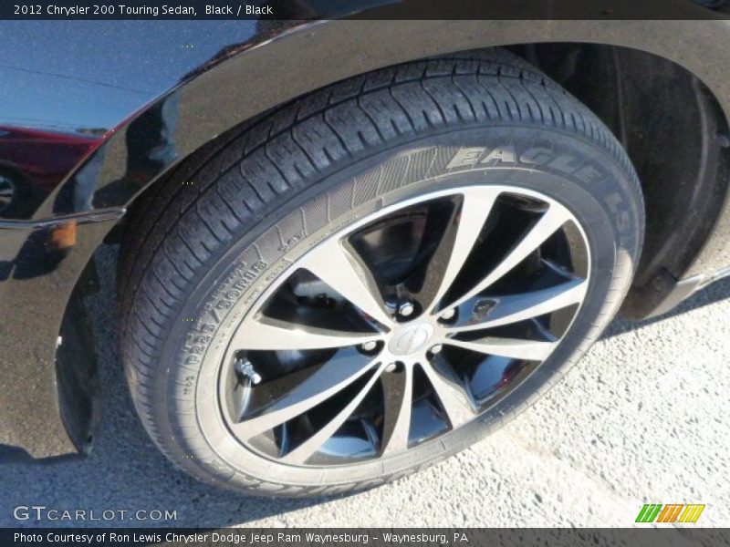 Black / Black 2012 Chrysler 200 Touring Sedan