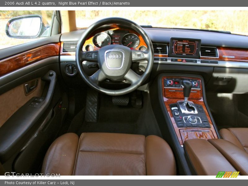 Night Blue Pearl Effect / Black/Amaretto 2006 Audi A8 L 4.2 quattro