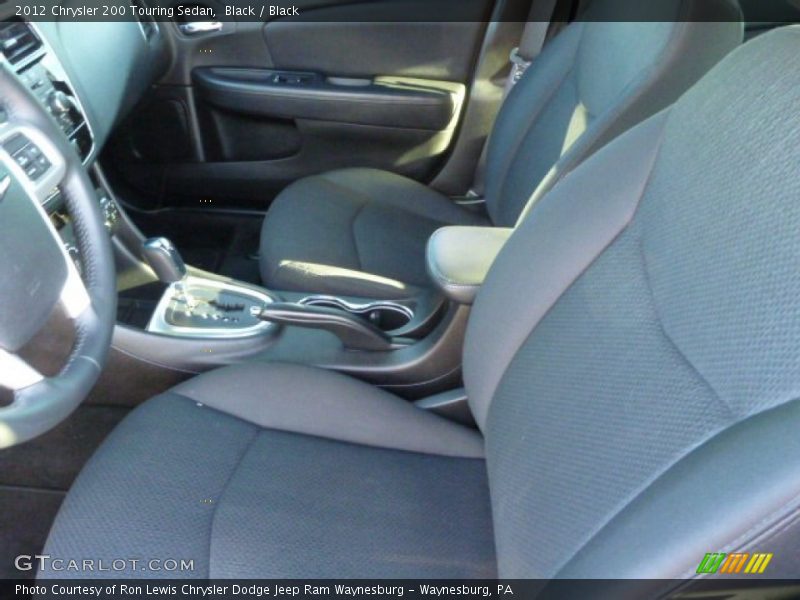 Black / Black 2012 Chrysler 200 Touring Sedan