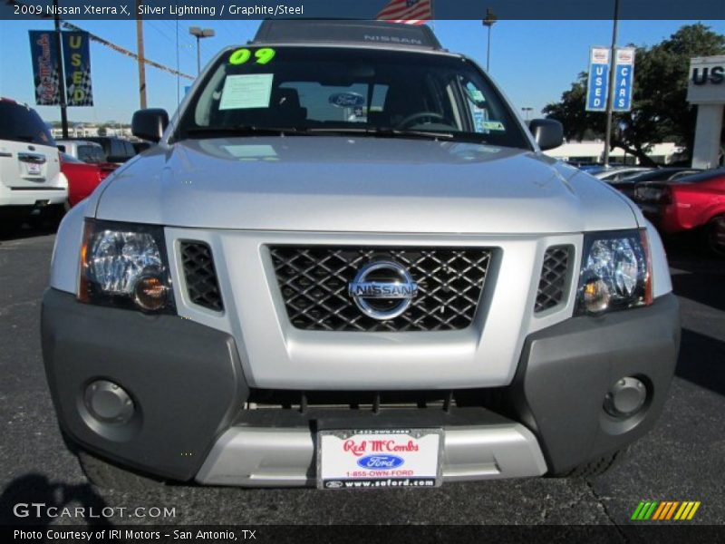 Silver Lightning / Graphite/Steel 2009 Nissan Xterra X